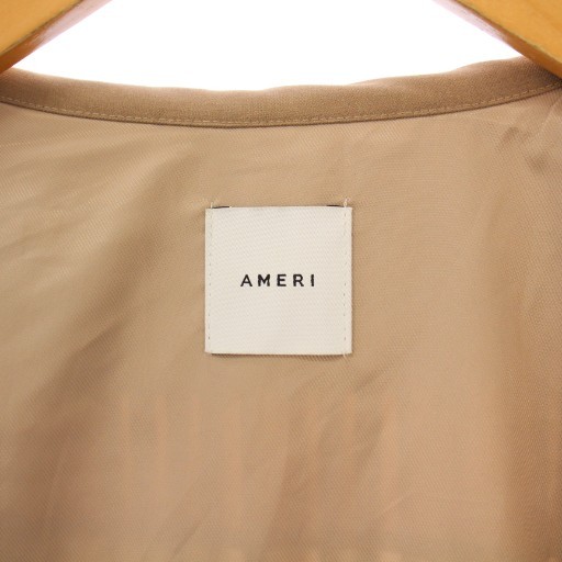 Ameri VINTAGE Layered Pleated Coat Trench Long Ou… - image 4