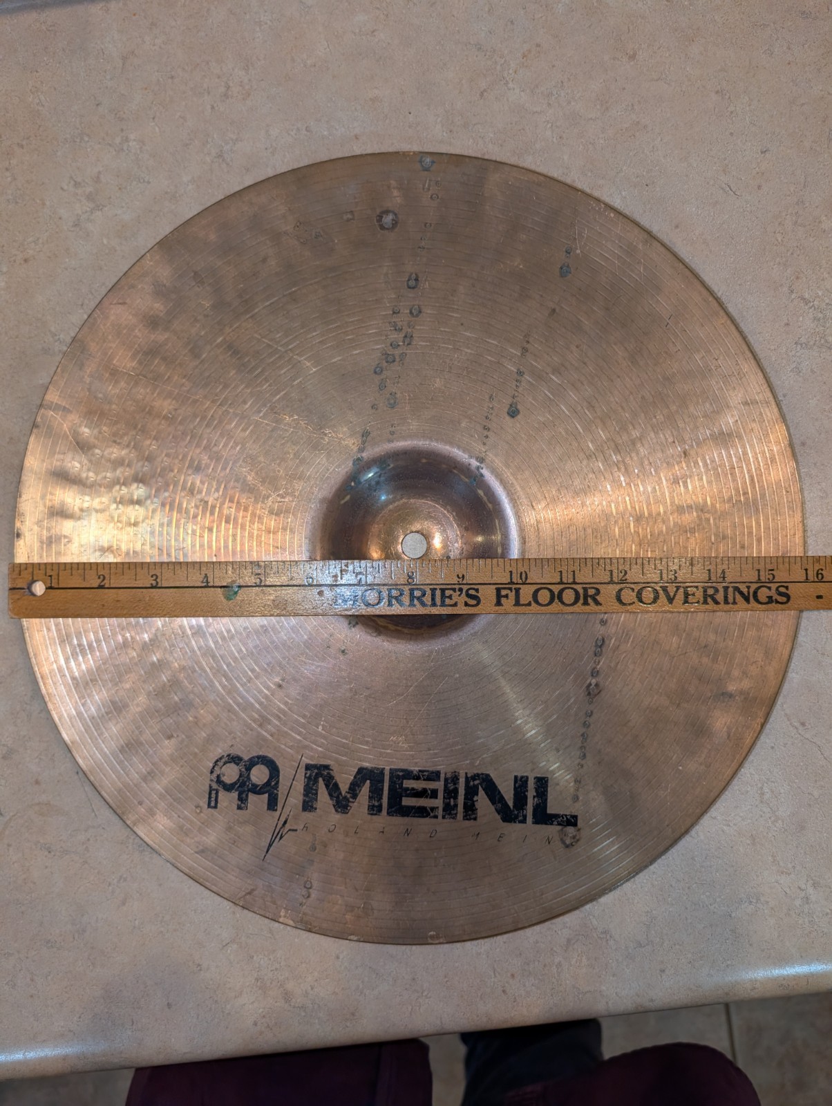 Vintage Meinl Raker Crash 16” Cymbal