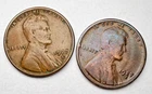 1927-S Lincoln Wheat 1c Pair ~ G / VG? ~ 1 Set of 2 Coins ~ Nice! ~ D60