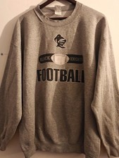 Sweat Gildan Ultra Blend XL Col Rond – Black Knights Football (Gris Chiné)