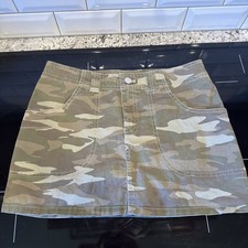 EUC Abound Y2K Camo Micro Mini Skirt Women  s Sporty Short Pockets