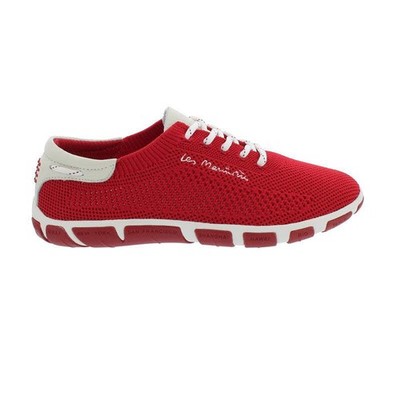 TBS Jazaria Segelschuh, Flyknit Eco PET, Rouge, Q7006 rot