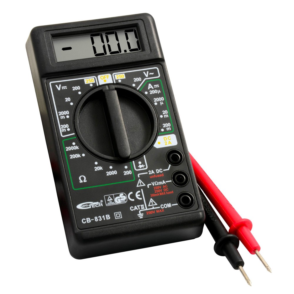 Testeur digital categorie III appareil de mesure tension 500V