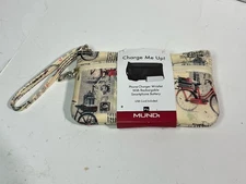 Mundi wristlet With Rechargeable Phone Charger D