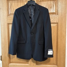 Chaps Black Sport Coat Blazer Boy s Size 18 Suit Jacket - NWT