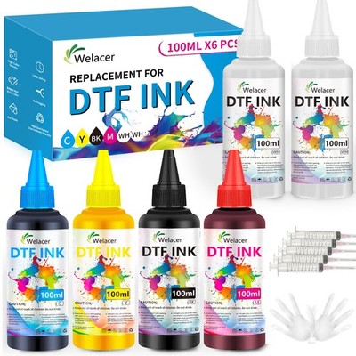 DTF Ink for ET-8550, ET-2850 L1800, R1390, I3200, XP600, XP-15000, DX5 DX7, T...