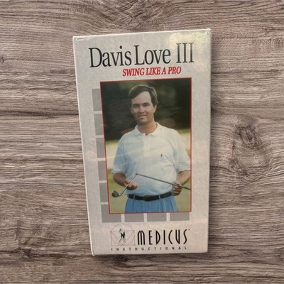 Davis Love III Swing Like A Pro Medicus Instructional VHS - New Factory Sealed