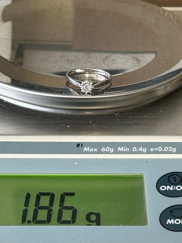 h samuel white gold diamond ring Size N 1.86 Grams Fully Hallmarked Boxed Lot 15 - Picture 14 of 14