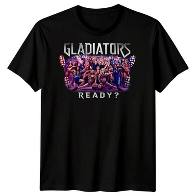 BANANA-TEES Gladiator Group T-Shirt Top Tee TV Show are You Ready Battle Games Geschenk