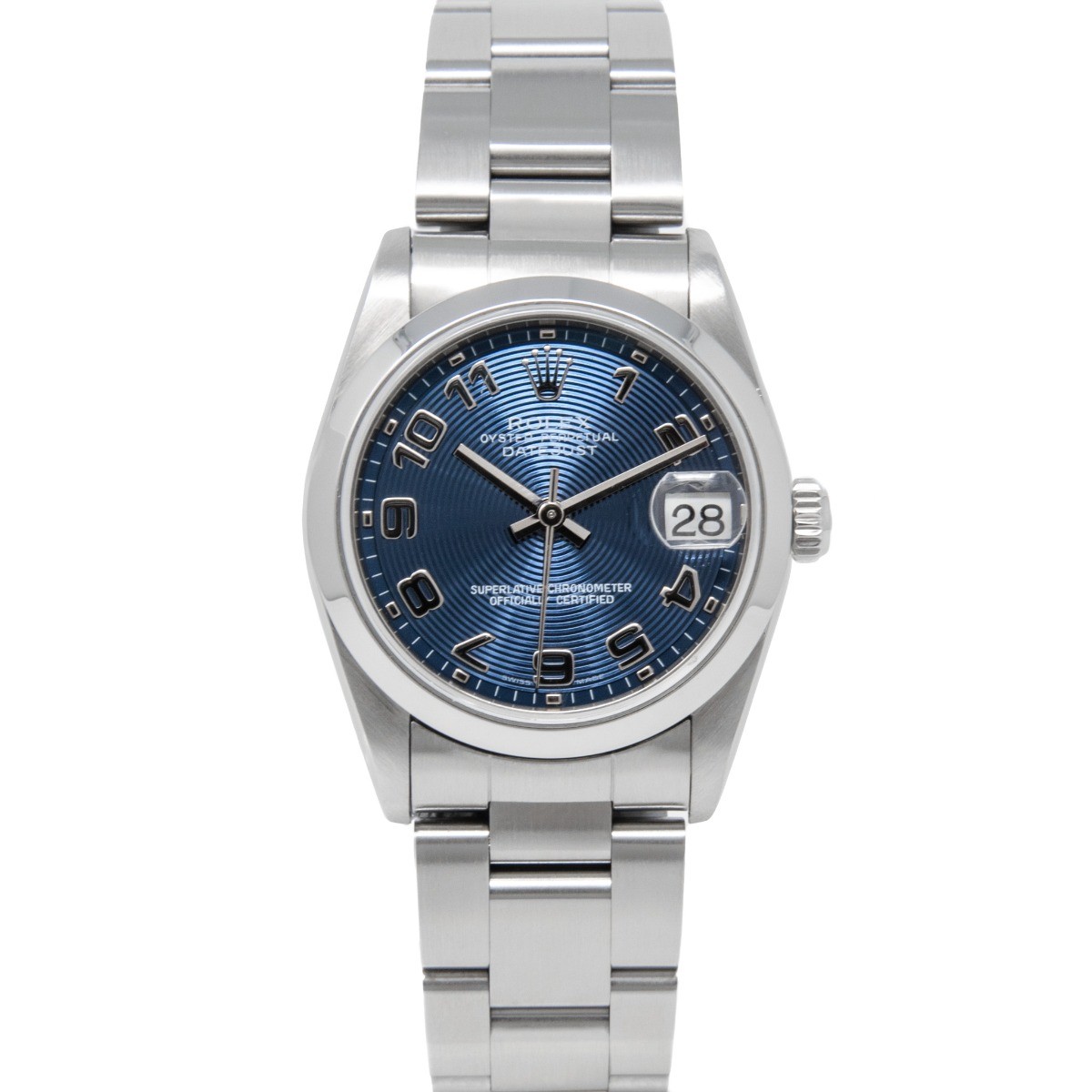 Rolex Datejust 31 Stainless Steel 78240 Blue Concentric Arabic