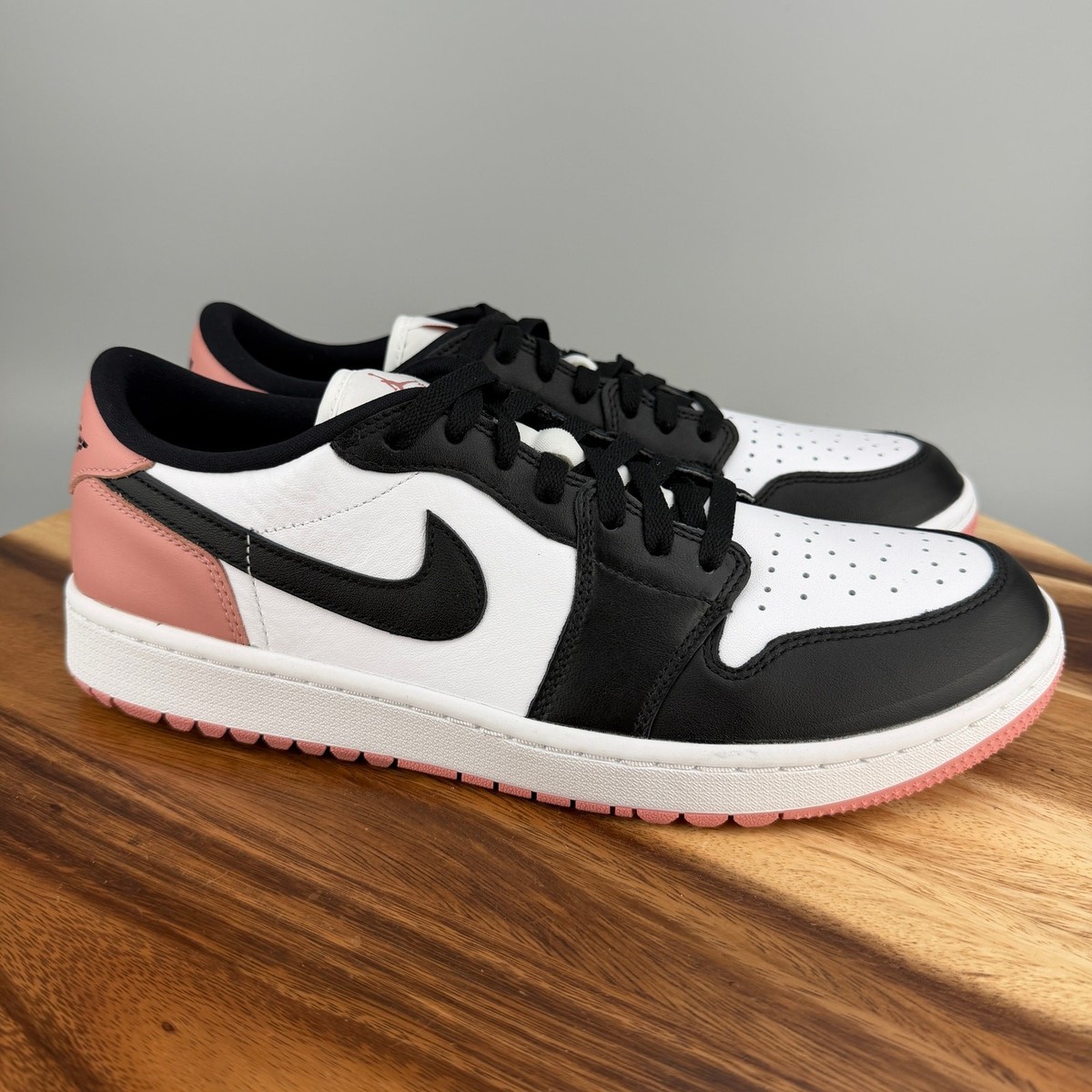 Nike Air Jordan 1 Low Golf Rust Pink Men's 11.5 DD9315-106 White