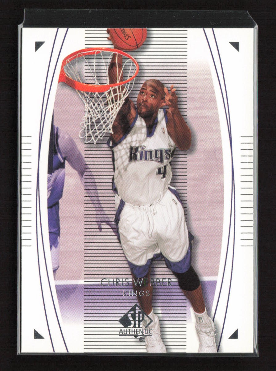 2003-04 SP Authentic #73 Chris Webber Sacramento Kings