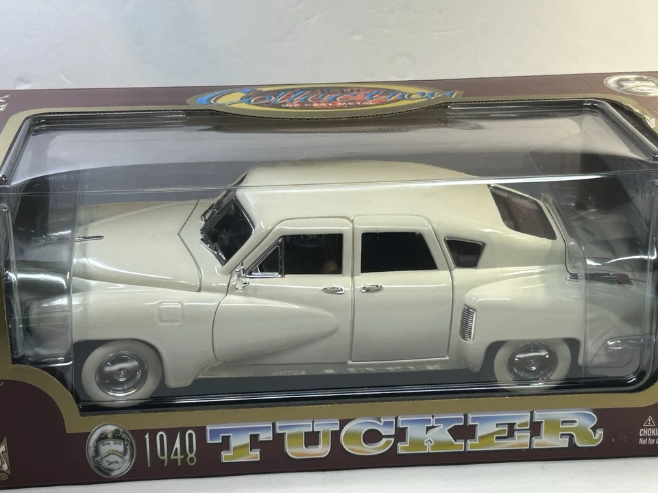 Road Legends 1948 Tucker White 1:18 Die Cast #92268 New - Image 2 of 4