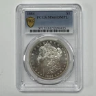 1884 $1 Morgan Silver Dollar PCGS MS61 DMPL Coin