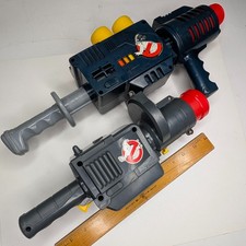 2 Kenner Real Ghostbusters Toy Blasters Ghost Zapper & Ghost Popper Guns Vtg Lot