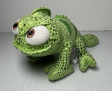 Disney Store Tangled Pascal Plush Stuffed Animal Green Lizard Chameleon