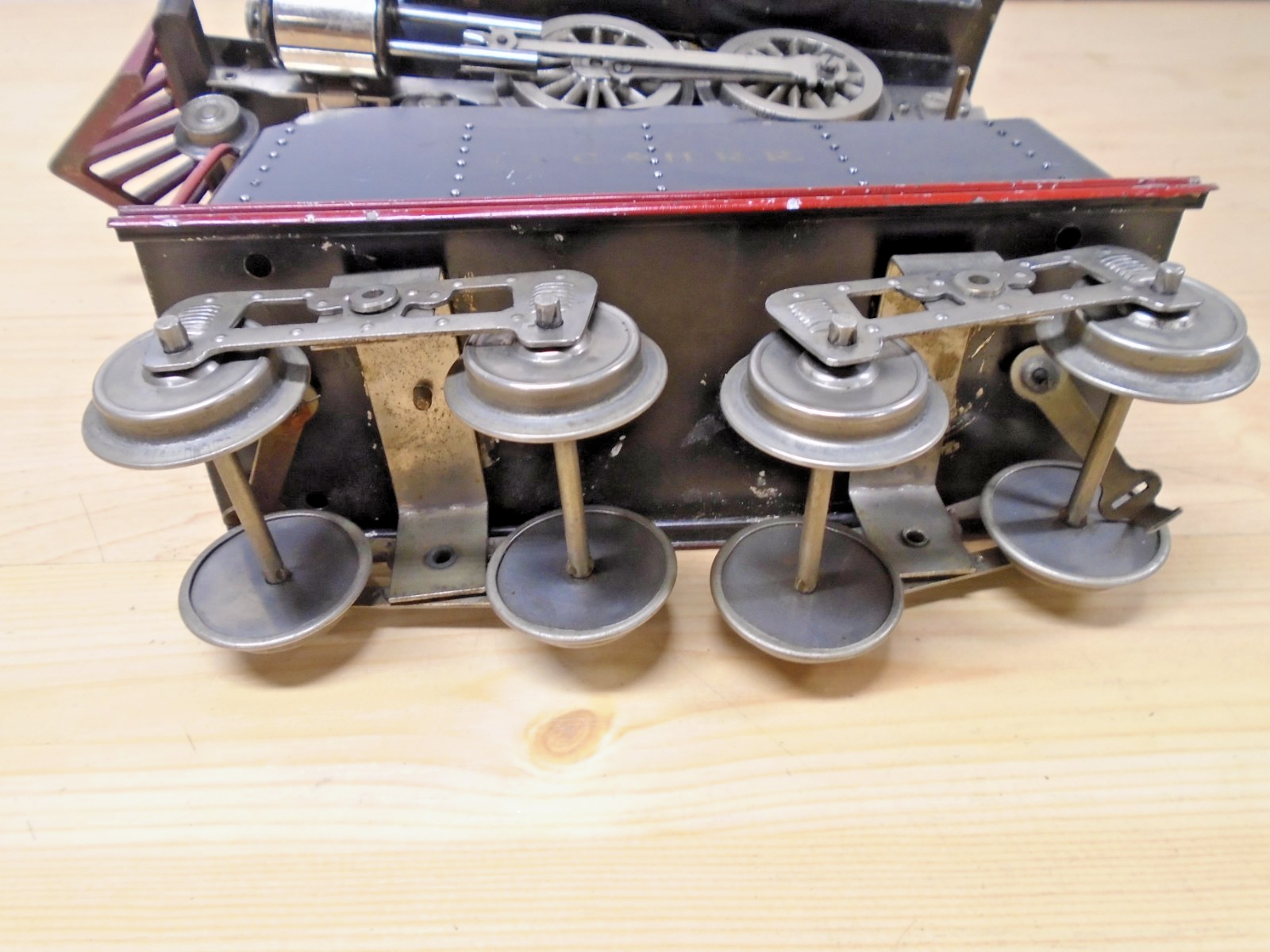 Loco Rims Rare Lionel PreWar Std Ga NYC & HRR 6 Loco 4-4-0 & 8 Wheel Tender Runs ...