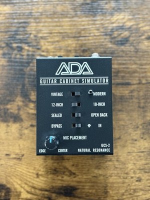 A/DA GCS-2 Guitar Cabinet Simulator and DI Box