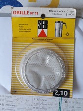 GRILLE TAMIS N°11 CAFETIERE MOKA SEB ALU INOX 8 TASSES 4 DL