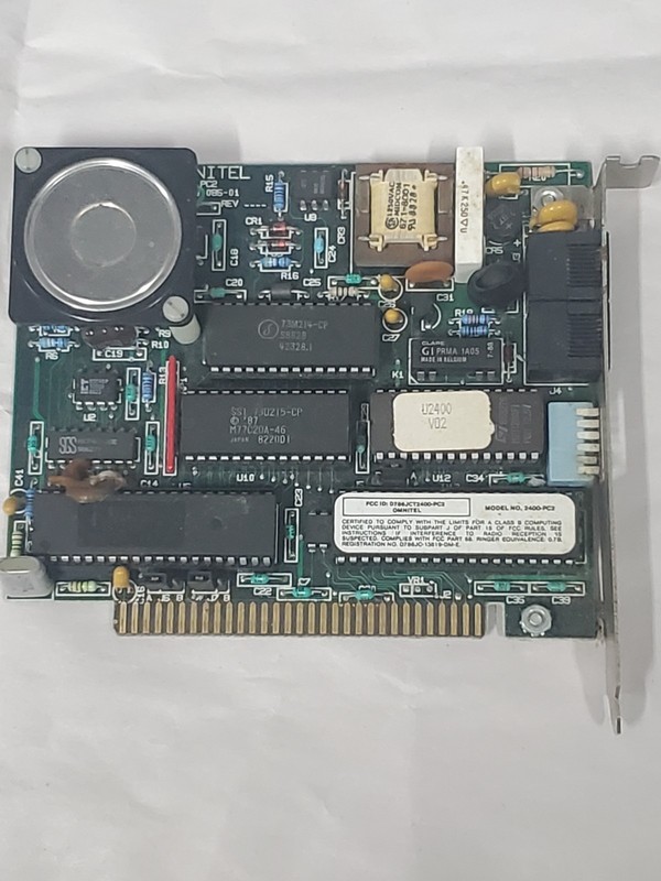 untested omnitel 2400 pc3 isa interal modem
