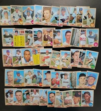 1968 Topps Baseball Lot - 50 Great Vintage Cards - Dean Chance | Tug McGraw