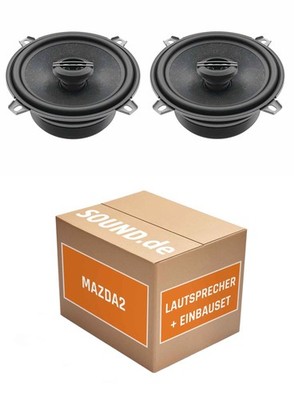 Lautsprecher Boxen hinten Hertz CX 130 für Mazda2 Typ DY 2x Tief-Mitteltöner mit