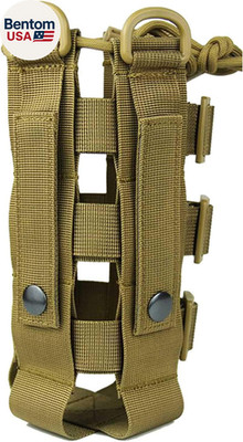 Tactical Water Bottle Pouch for Molle Systems, Adjustable Outdoor Sports Kettle 