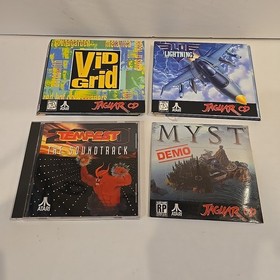 Atari Jaguar CD Console Boxed CIB w/ Power Supply, Paperwork, Games, Etc