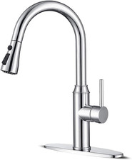 Kitchen Faucets with Pull down Sprayer, Faucets for Kitchen Sinks Chrome Kitchen