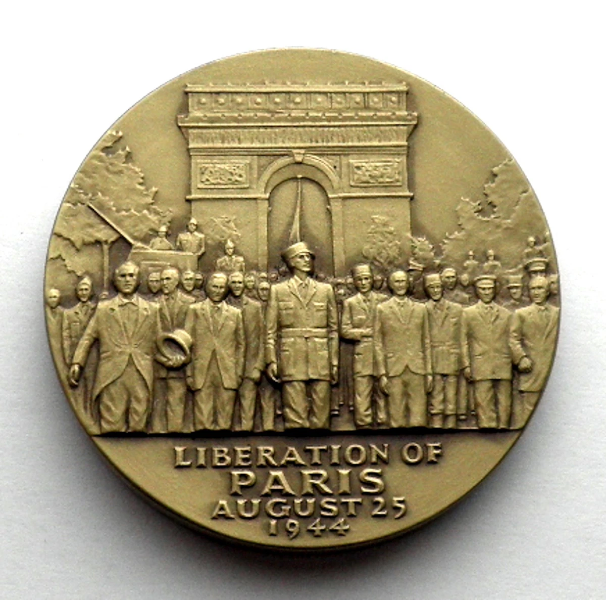 Médaille 68mm Bronze - Charles De Gaulle 18 Juin - Grands Hommes - XXème