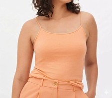 Primark Womens Ladies Girls Stretch Cami Vest Strap Top Black White 2XS TO 3XL