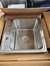 Elkay Lustertone 22" Drop In Single Stainless Steel Kitchen Sink DLR2222124