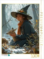 Calvendo Puzzle Winter Magic Of The Witch Girls | 1000 Pieces, Finished Size 25.