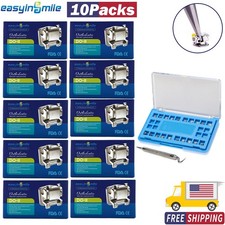 Self-Ligating Brackets Dental Orthodontic Metal Brace Roth MBT 022 3/345 Hook US