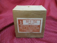 NuTone Scovil Intercom Systems IW-6-200 6 Wire Installation Cable 200 Ft Spool