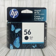 Genuine HP 56 C6656AN 140 Black Ink Cartridge Dated FRESH 2020