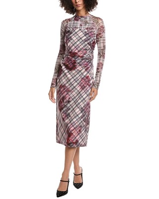 Amur Edith Midi Dress Women's Pink 2