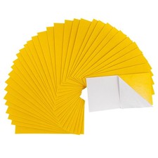 33 PCS 4x8-inch Yellow Self Adhesive Felt Sheets Sticky Fabric for Crafts