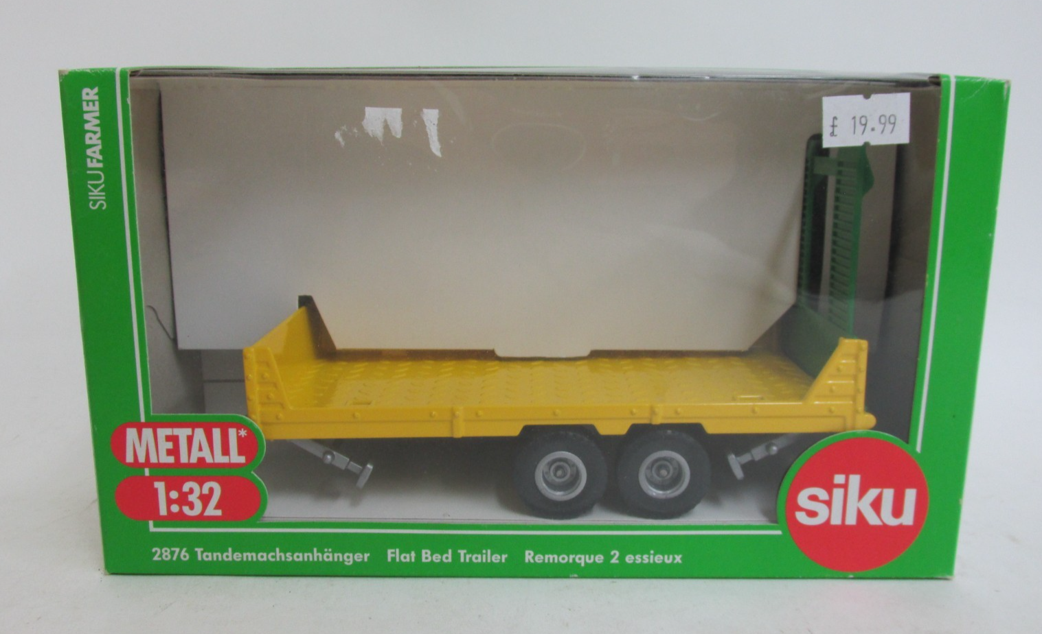 SIKU 2876 Flat Bed Trailer 1:32 scale. Boxed very good+