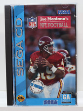 Joe Montana's NFL Football (Sega CD, 1993) W/ Reg Card     (82502)