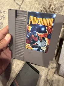 Lot Of 4 NES Nintendo Games.  Mario Bros Double Dragon 3  Jaws Punch Out