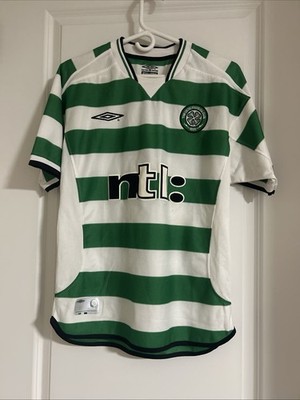 Celtic Football Team Home Shirt 2001/03 Adults Small Umbro- Used