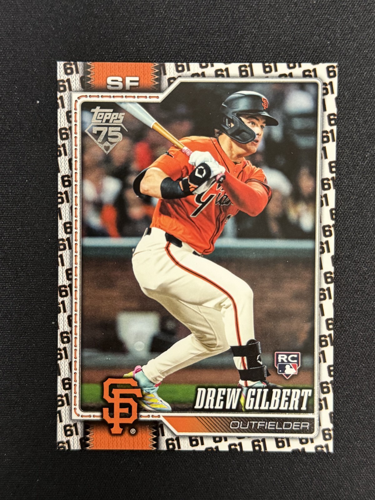 2026 Topps Series 1 • Drew Gilbert RC #155 Player Number SP • SF Giants NM/M