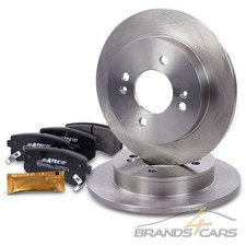 ATEC BREMSSCHEIBEN VOLL Ø234 + BREMSBELÄGE HINTEN FÜR KIA PICANTO TA AB BJ 11
