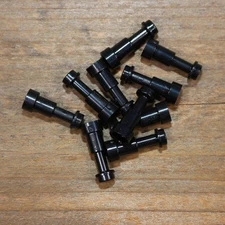 LEGO 64644 Black Minifigure Utensil Telescope Qty 10