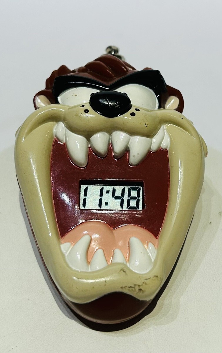 Vintage 1999 Looney Tunes Tasmanian Devil Taz Keychain Digital