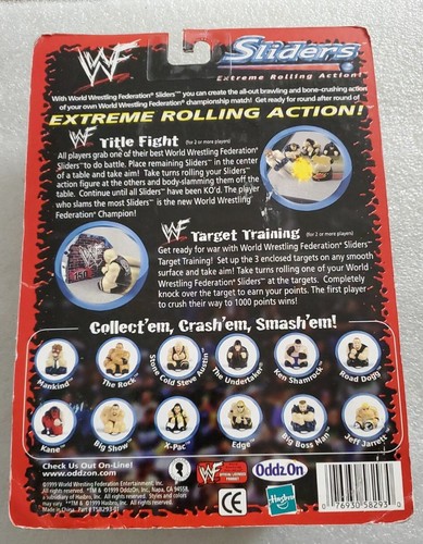 Figurine sliders Hasbro vintage WWF WWE 1999 bordo Big Show Road Dogg - Foto 4 di 6