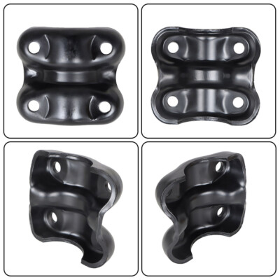 Pair Rear Axle U-Bolt Plates For 88-98 Chevy GMC Silverado Sierra 1500 Tahoe Yukon