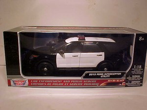 Preorder 15 Ford Explorer Police Interceptor Diecast 1 18 Motormax 10inch Bw Ebay
