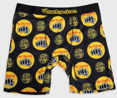 Brand New No Mercy Men's Contenders COBRAI KAI Boxer Brief Adult Medium Karate